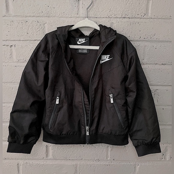 Nike Black hooded jacket 3T - Picture 2 of 11